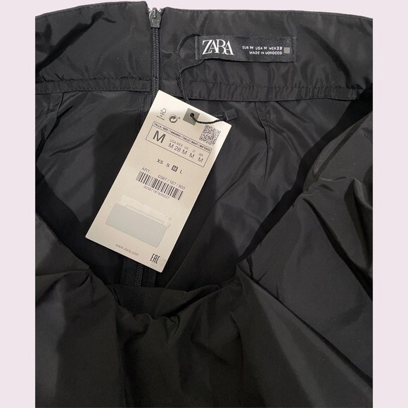 Zara Ruffled Midi Skirt SZ M NWT - Picture 4 of 4